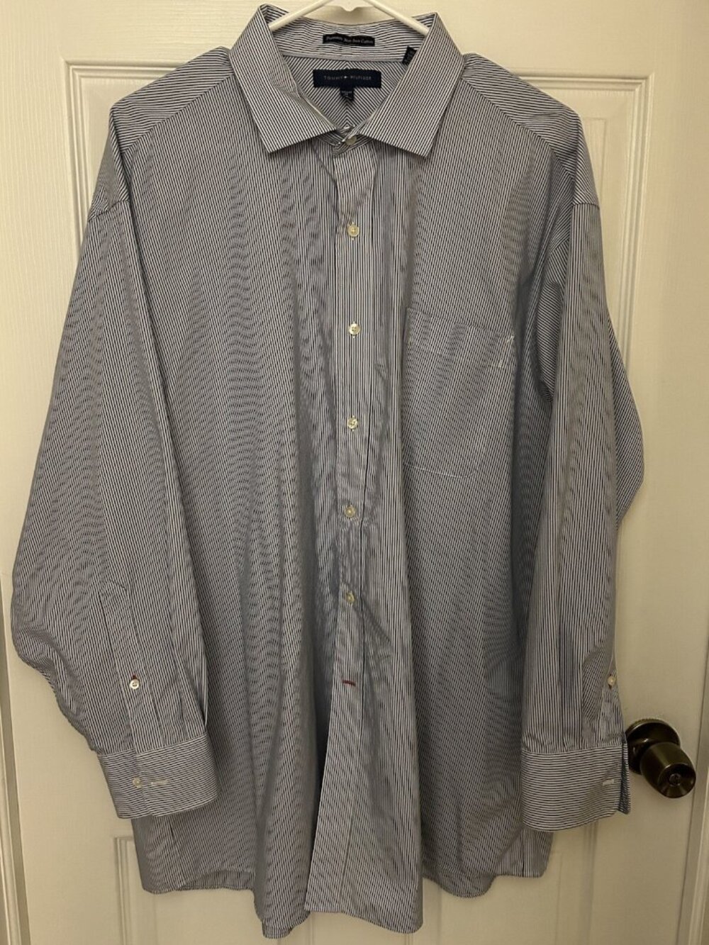 Tommy Hilfiger Size 18 Men’s Relaxed  No Iron Shirt 216